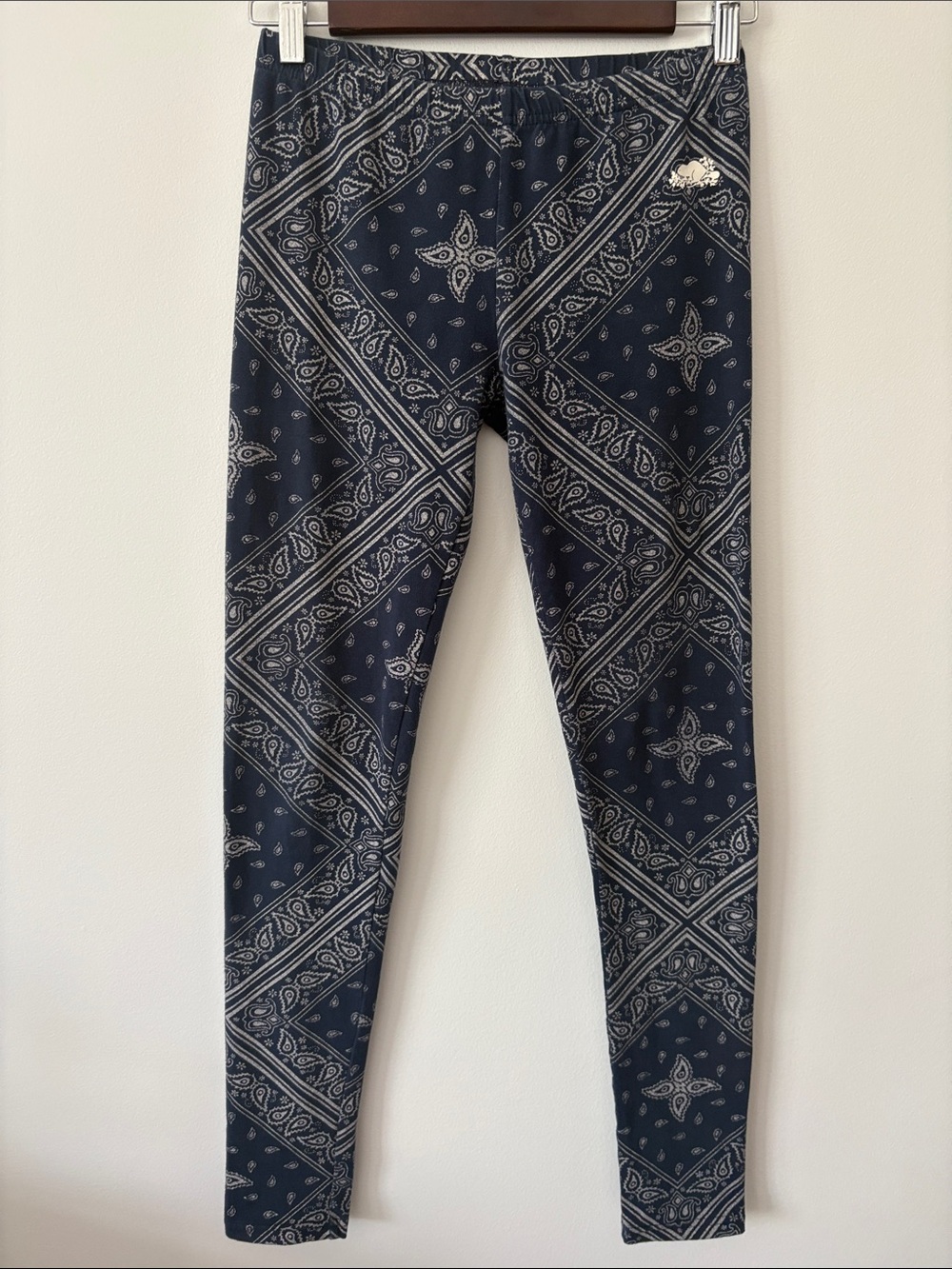 Roots Bandana Paisley Print Leggings Girl’s Size XXL